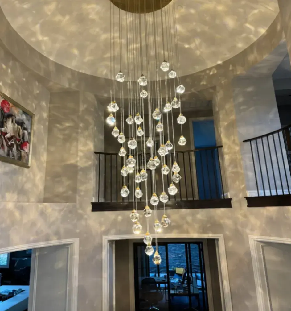 alt="Home interior with professionally installed lighting fixture by FixaCal in Orange County"