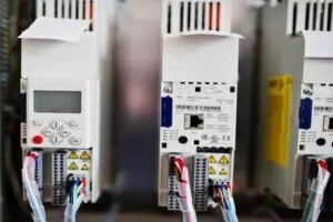 alt: rvine, CA electrician configuring generator panel for backup power